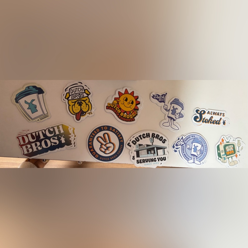10 sticker bundle.